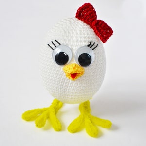 Easter chicken Crochet pattern Baby chicks amigurumi Crocheted farm birds Egg hunt Chicken ornament Easter patterns PDF 画像 5