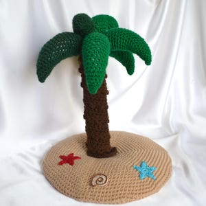 Palm Tree Crochet Pattern Crochet Sea Island Sea Stars Applique Crochet