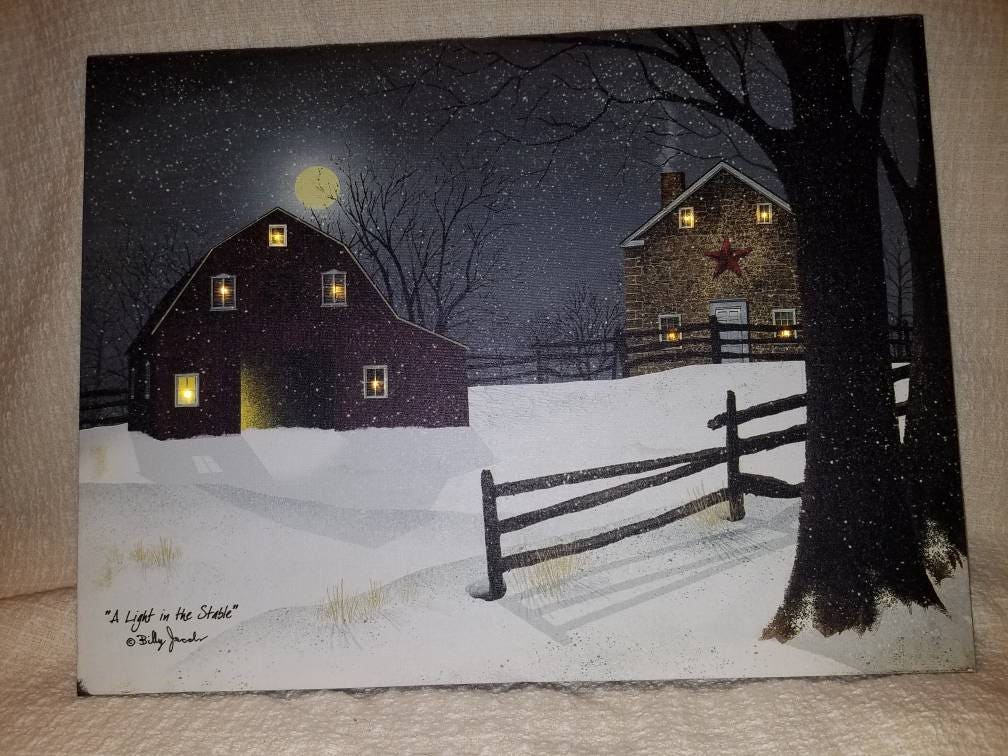 Billy Jacobs A Light In The Stable LED Lighted Etsy