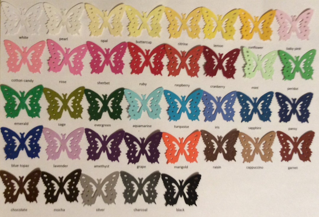 Color Chart for Reference Purposes Only - Etsy