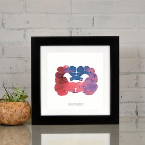 Linnaesus' Two-toed Sloth Brain Art Colorful 12 X 12 Watercolor Prints ...