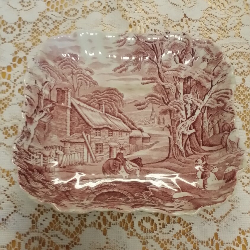 James Kent Old Foley Staffordshire pottery dish Etsy