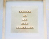 Scrabble Prendre La Vie Côté Paillettes