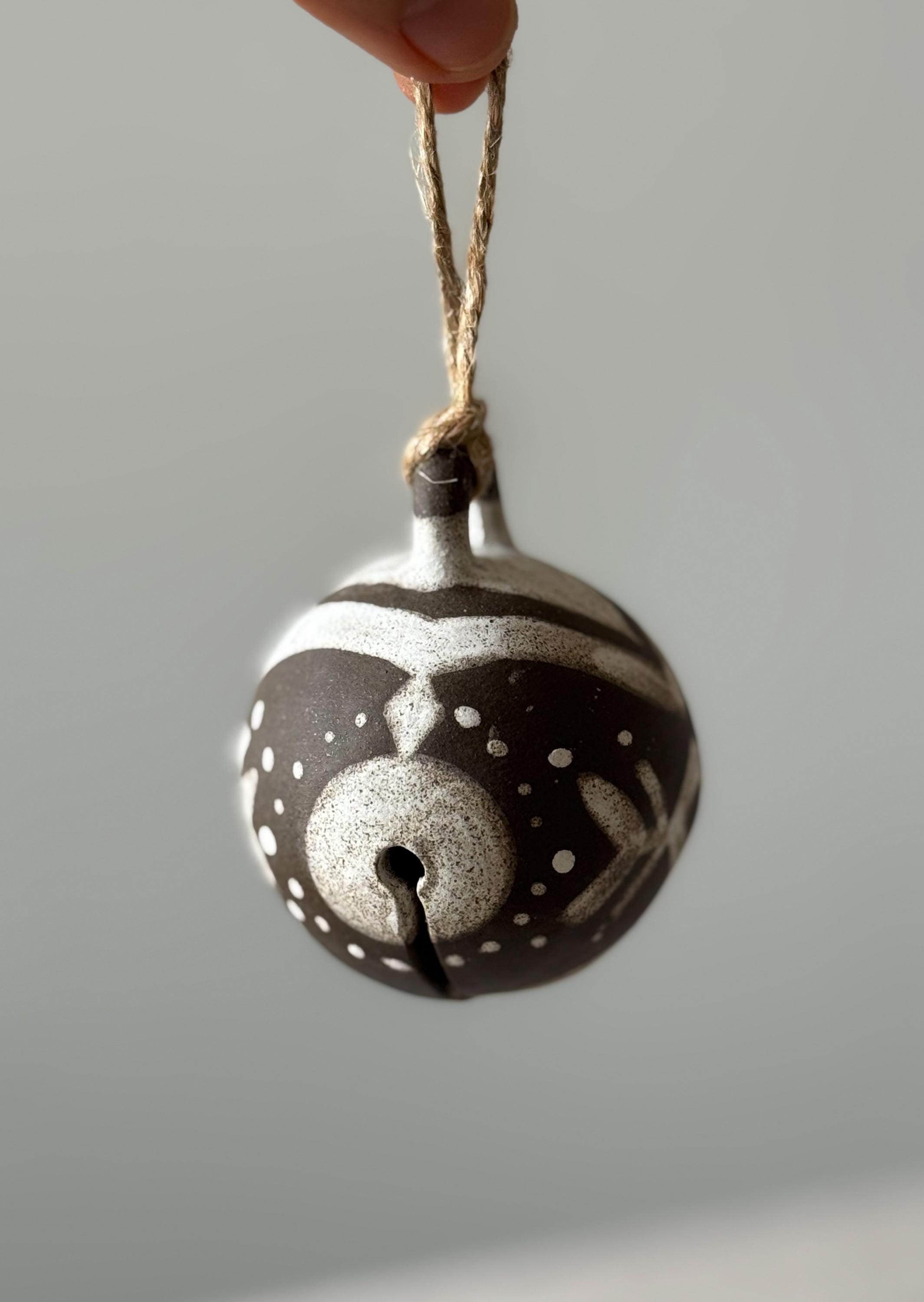 Ceramic bell ornament by MUD TO LIFE