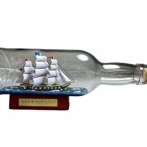 USS Constitution ship in a bottle, ship in bottle