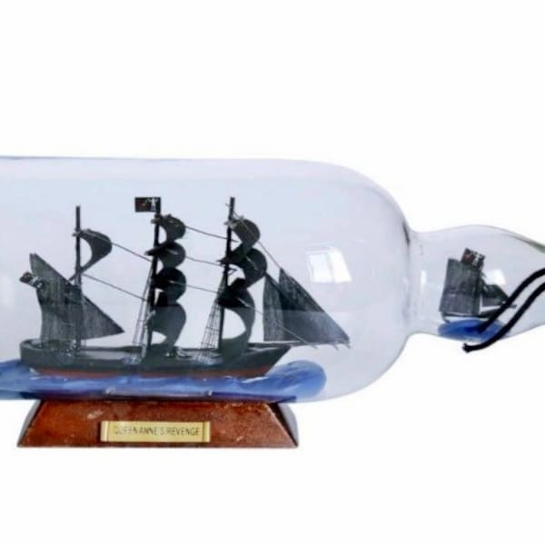 Blackbeard’s Pirate Ship in a bottle !