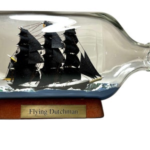 Pirate ship top-of-the-line, the Flying Dutchman ship in a bottle