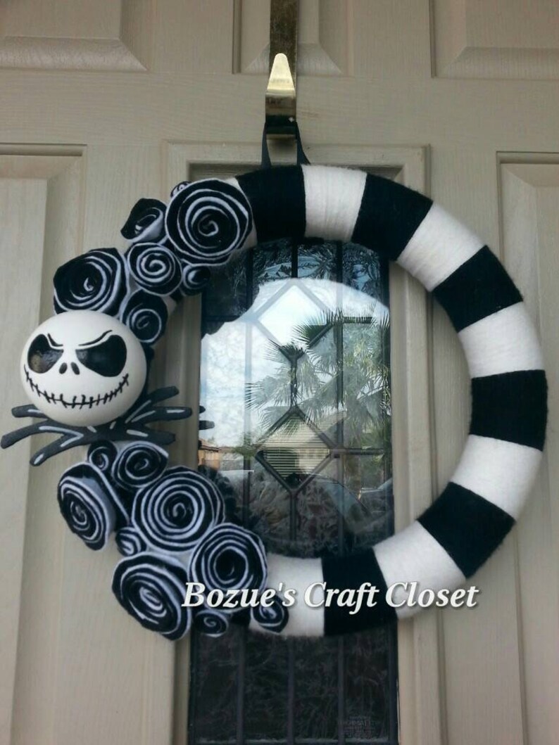 Jack Skellington wreath Jack Skellington Nightmare Before ...