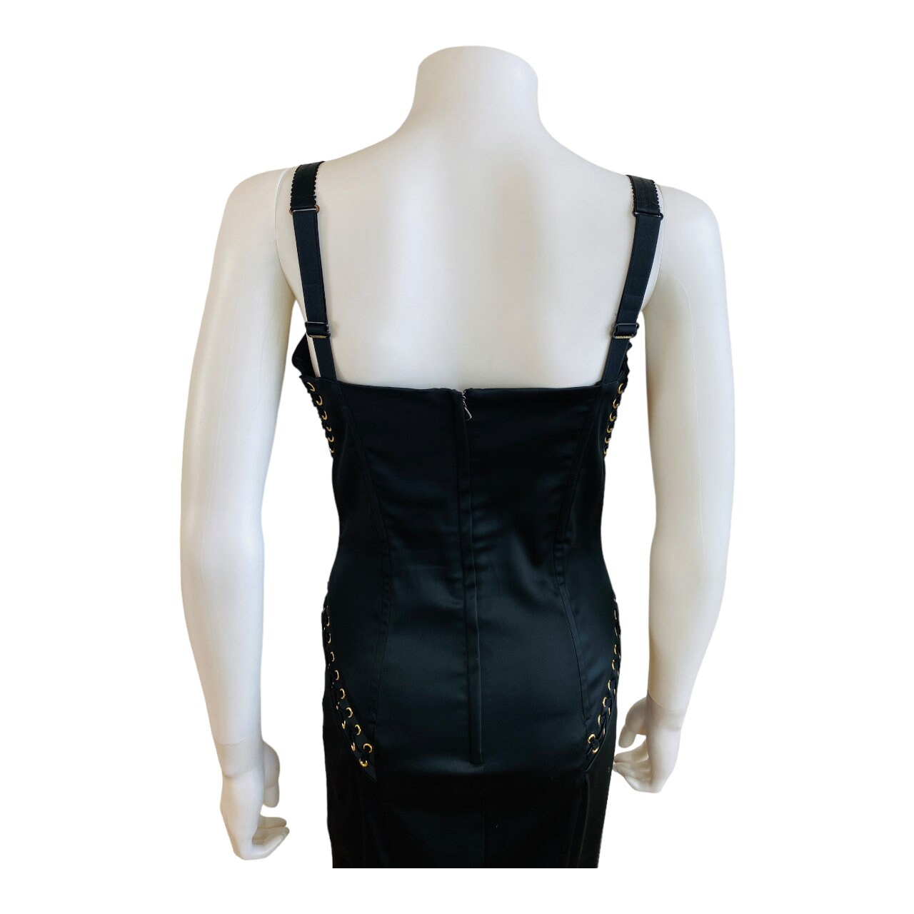 オールインワン・サロペット Dolce & Gabbana Black Acetate Blend Dress INTO · INTO