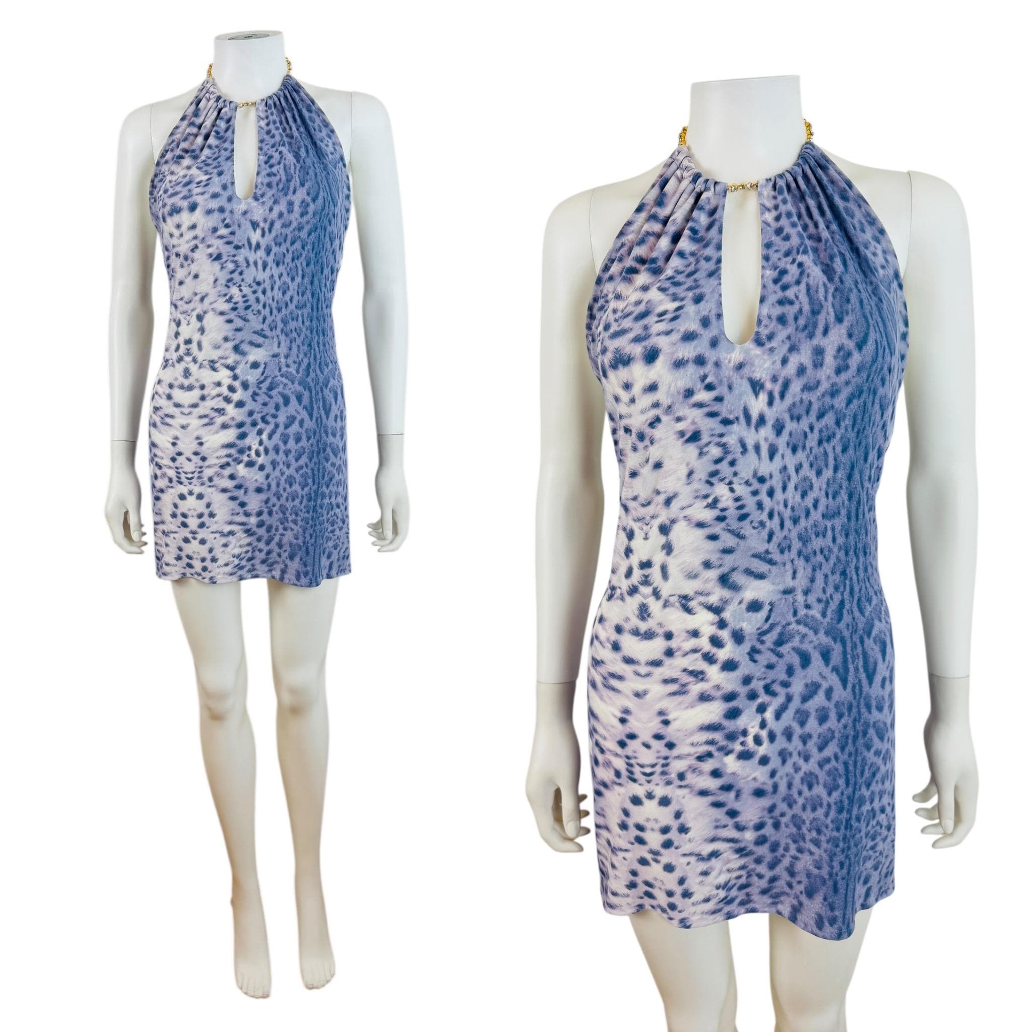 Vintage S/S 2000 Roberto Cavalli Purple Leopard Cheetah