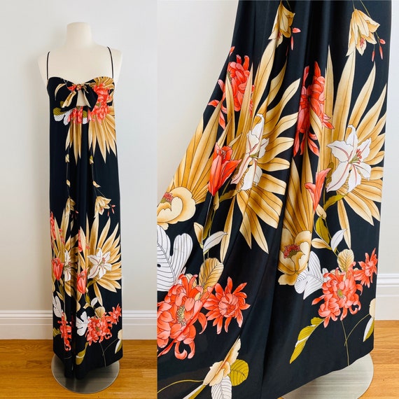 Gorgeous Vintage 1970s Malihini Hawaiian Keyhole C