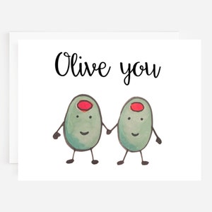 Olive you card image 1