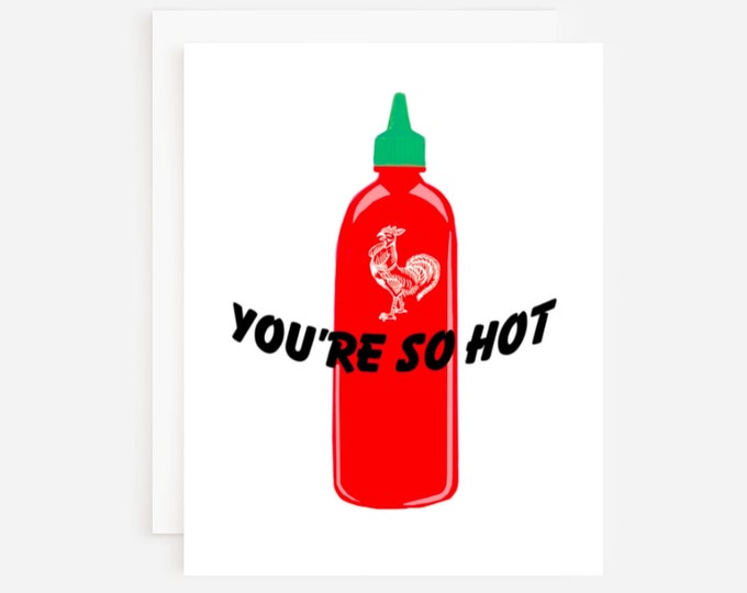 You Re So Hot Card Etsy