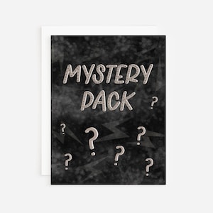 ¡Paquete misterioso de 6 cartas!