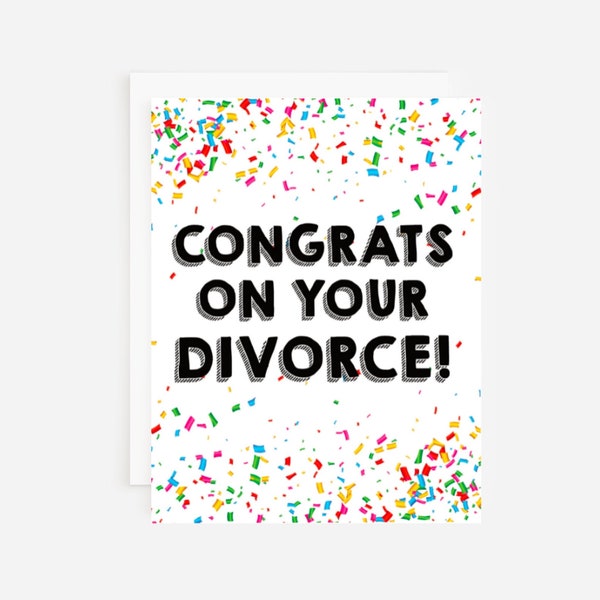 Congrats On Your Divorce! Card