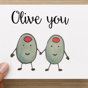 Olive you card image 5