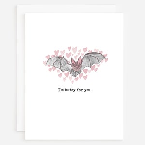 Jestem Batty For You Karta Miłości Bat
