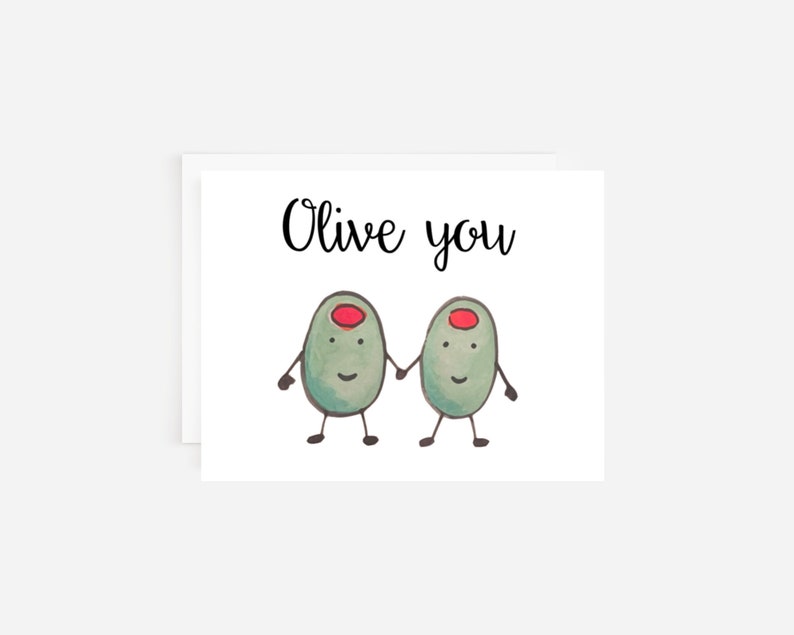 Olive you card image 1