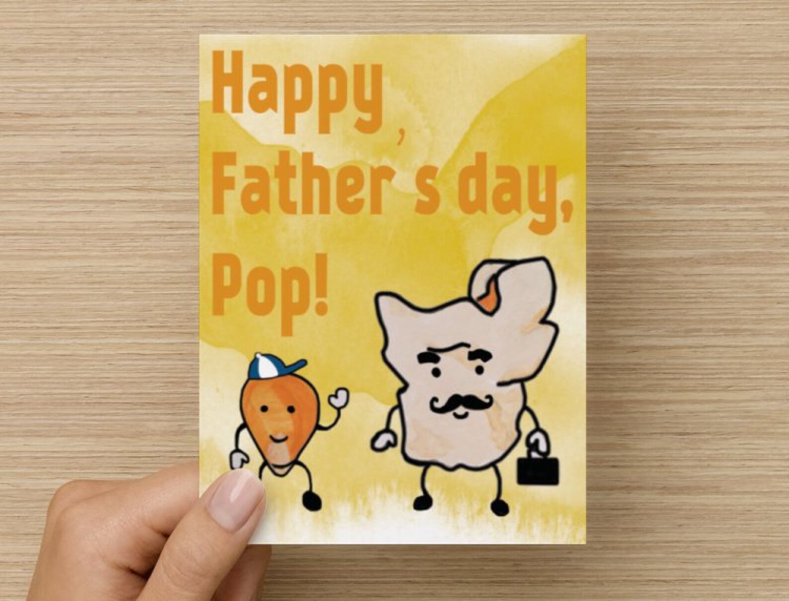 Popcorn Father's Day Card Etsy
