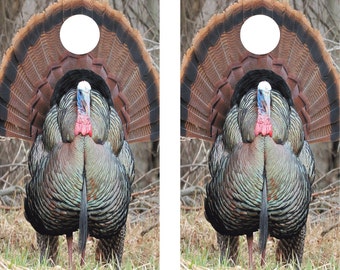 Cornhole Wrap Decal Wild Turkey Laminated Includes 2