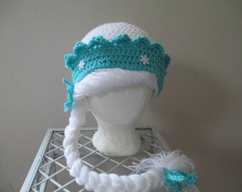 Crocheted Inspired Bugs Bunny Hat---Made to Order--CostumePhoto Prop