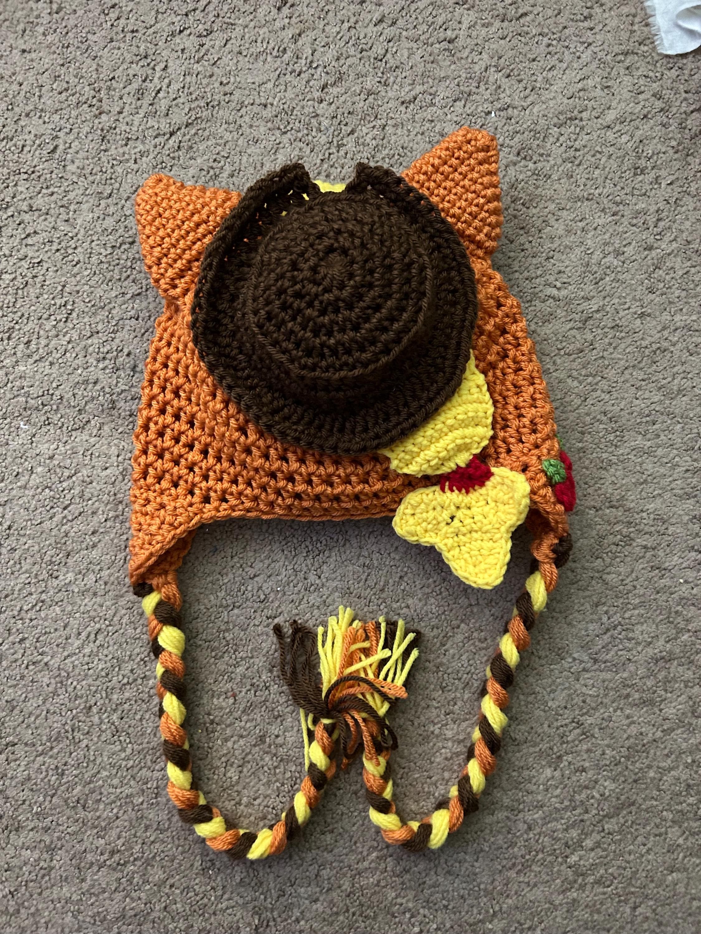 Crochet Apple Jack Hat: My Little Pony Costume, Made to Order - Etsy