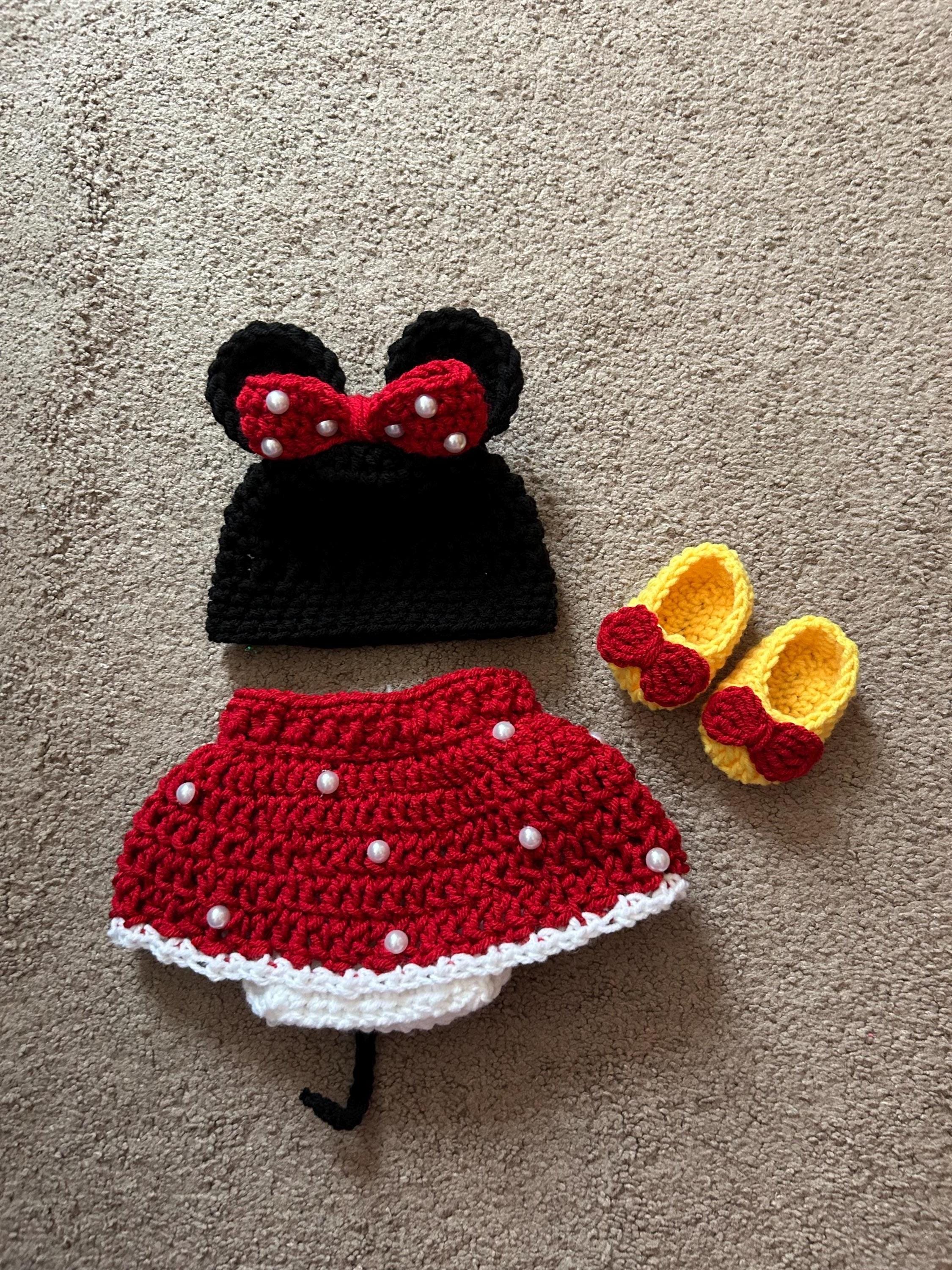 minnie mouse crochet dress Crochet Pattern Vestido De Minnie Mouse A Crochet R A F A E L A