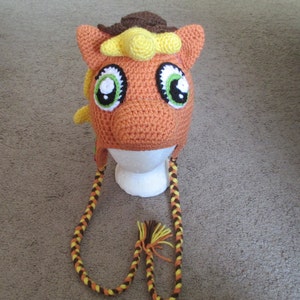 Crochet Apple Jack Hat: My Little Pony Costume, Made to Order