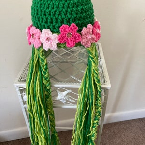 Te Fiti Inspired Wig/Te Fiti Costume/Moana Costume Wig/Long Green Wig/Halloween Costume/Mother Earth Costume/MADE TO ORDER