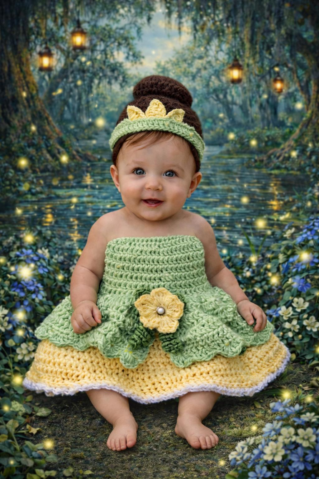 open lace back dress Disney Princess Tiana The Princess and the Frog Inspired Tutu Dress –  EverAfterTutuCo