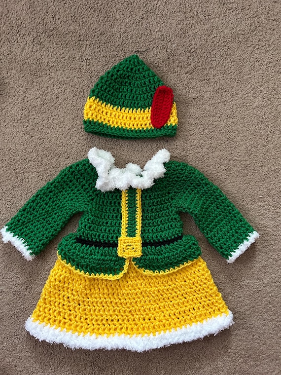 Christmas Elf Costume/girl Elf Outfit/baby Elf Outfit/made TO