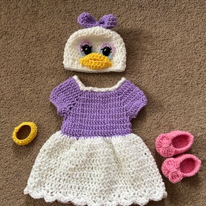 Daisy Duck Costume/Daisy Duck Hat/ Daisy Duck Costume/MADE TO ORDER