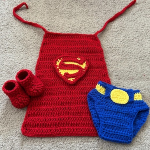 Crochet Baby Superhero Costume: Newborn Photography Prop