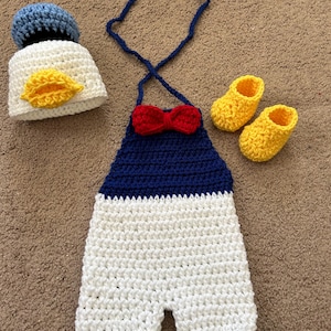 Donald Duck Costume/ Baby Duck Costume/Baby Shower/ Photo Prop/Made to Order
