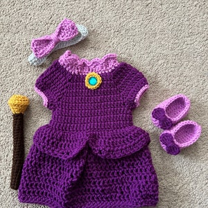 Crochet Lady Tremaine Costume: Newborn Villain Outfit (Made to Order)