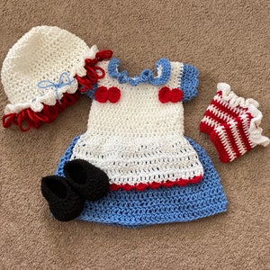 Raggedy Ann Outfit/Costume/ Rag Doll Outfit----Photo Prop--Rag Doll Costume--Baby Shower--Made to Order