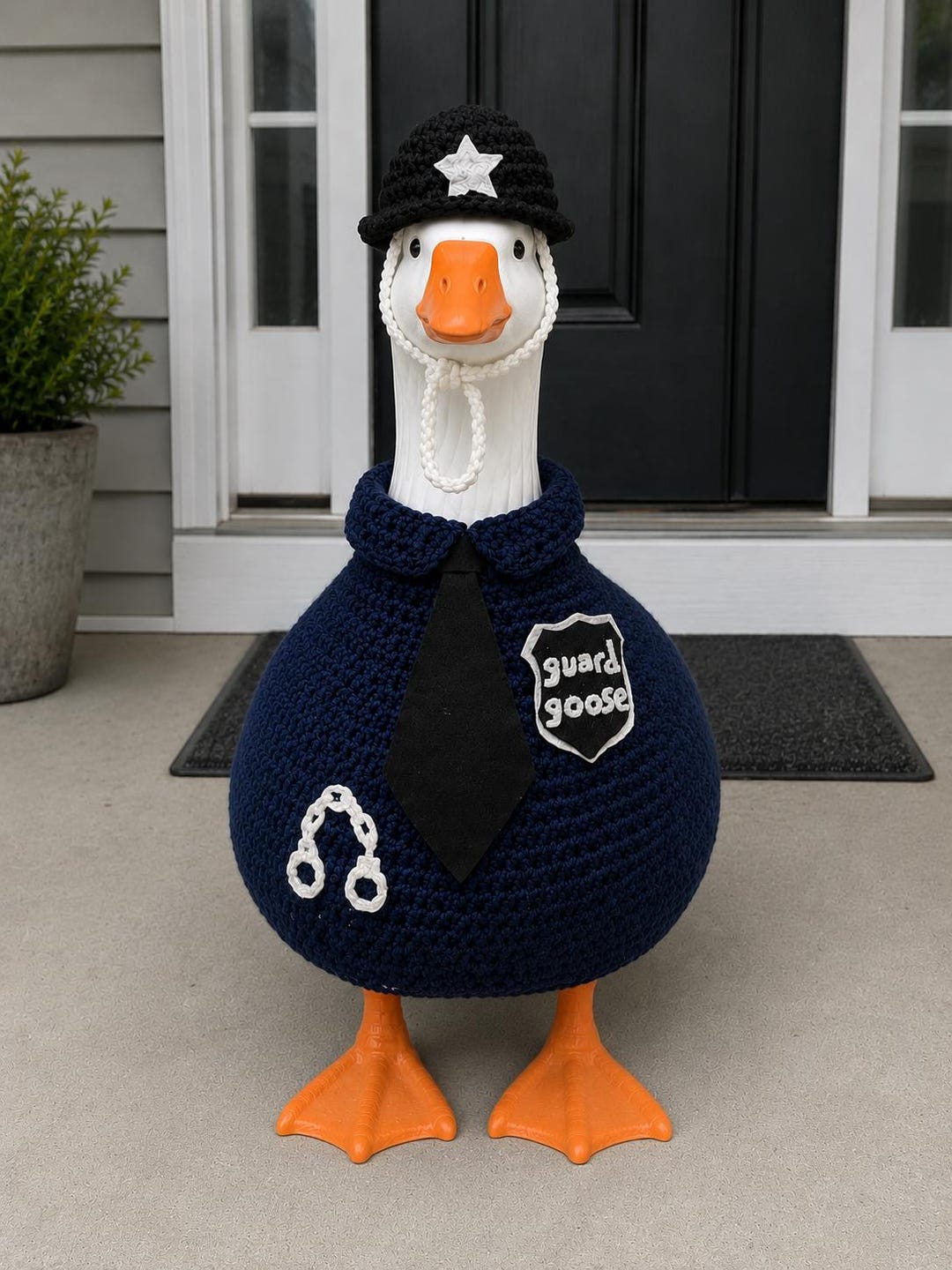 Guard Goose Outfit, Security Costume for Your Goose, Police Goose ...