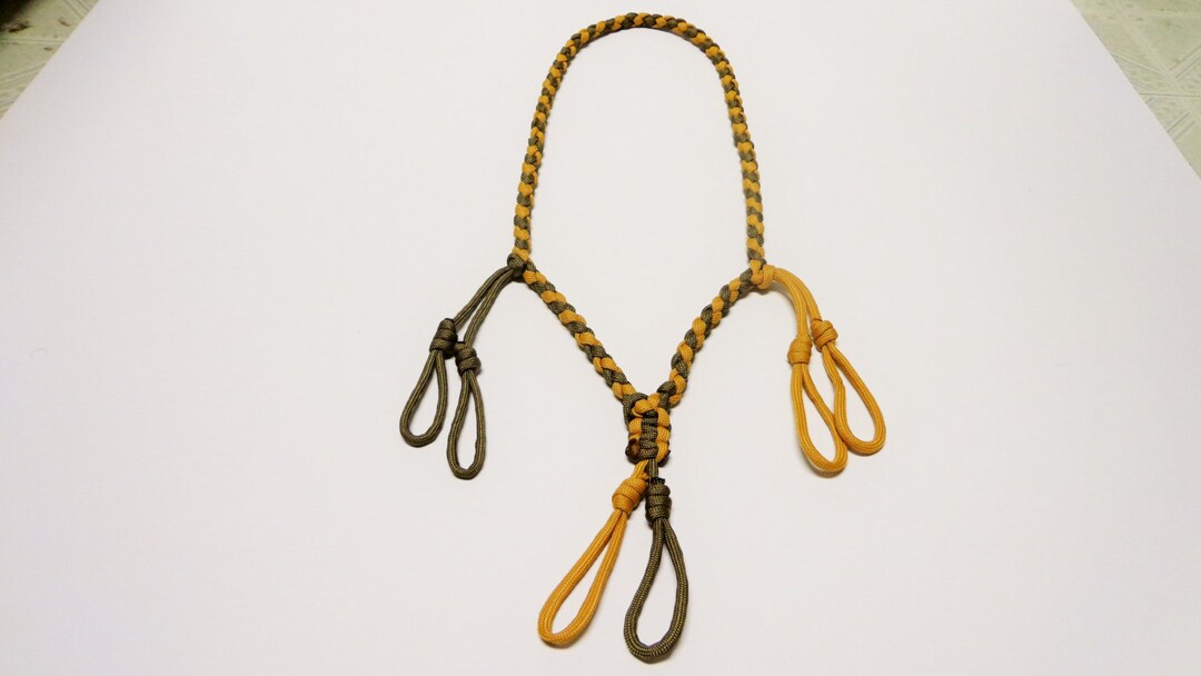 Custom Duck/goose/waterfowl/predator Call Lanyard Goldenrod and Coyote