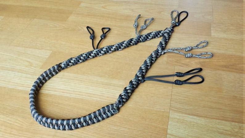 Custom Paracord Call Lanyard Black and Desert Camo Duck/Goose image 5