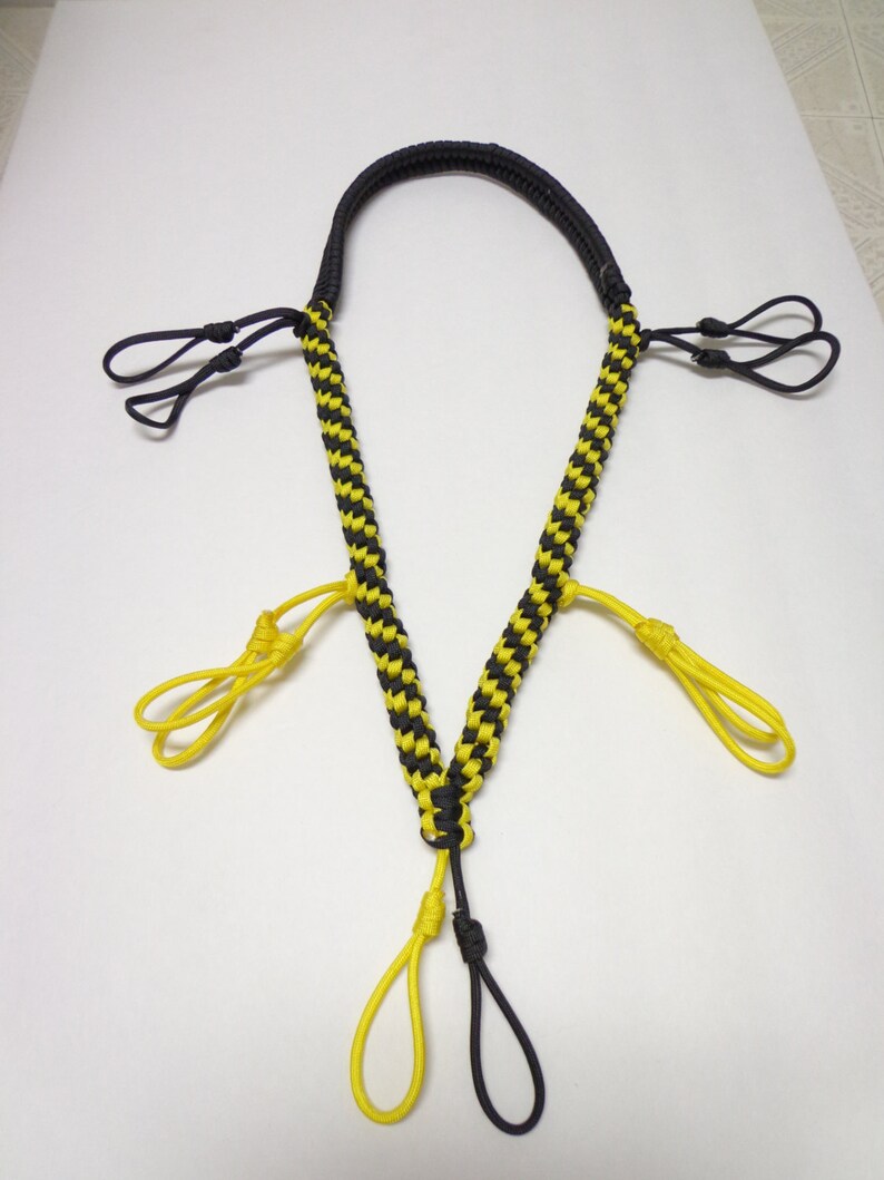 Custom Paracord Goose/duck Call Lanyard Black and Yellow Etsy