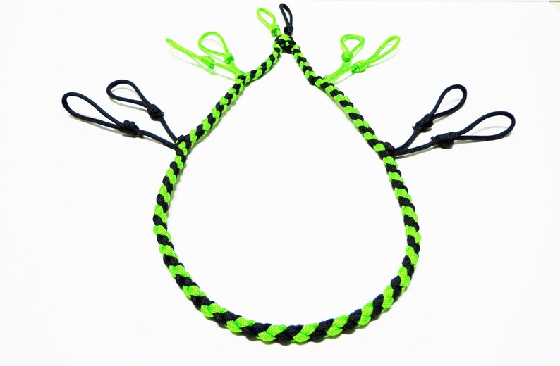 Custom Duck/goose/waterfowl/predator Call Lanyard Neon Green and Black