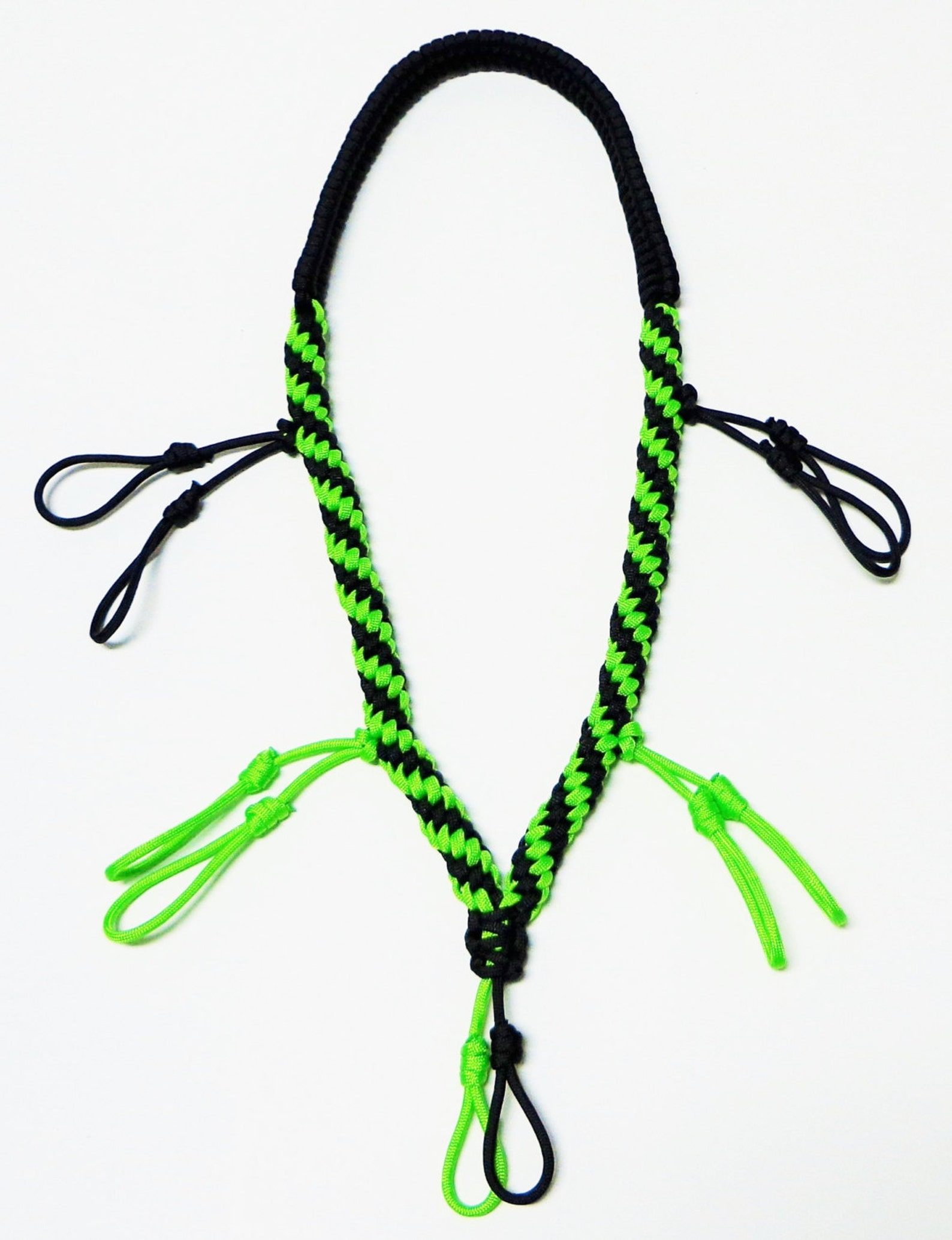 Custom Paracord Goose/Duck Call Lanyard Black and Neon Green Etsy