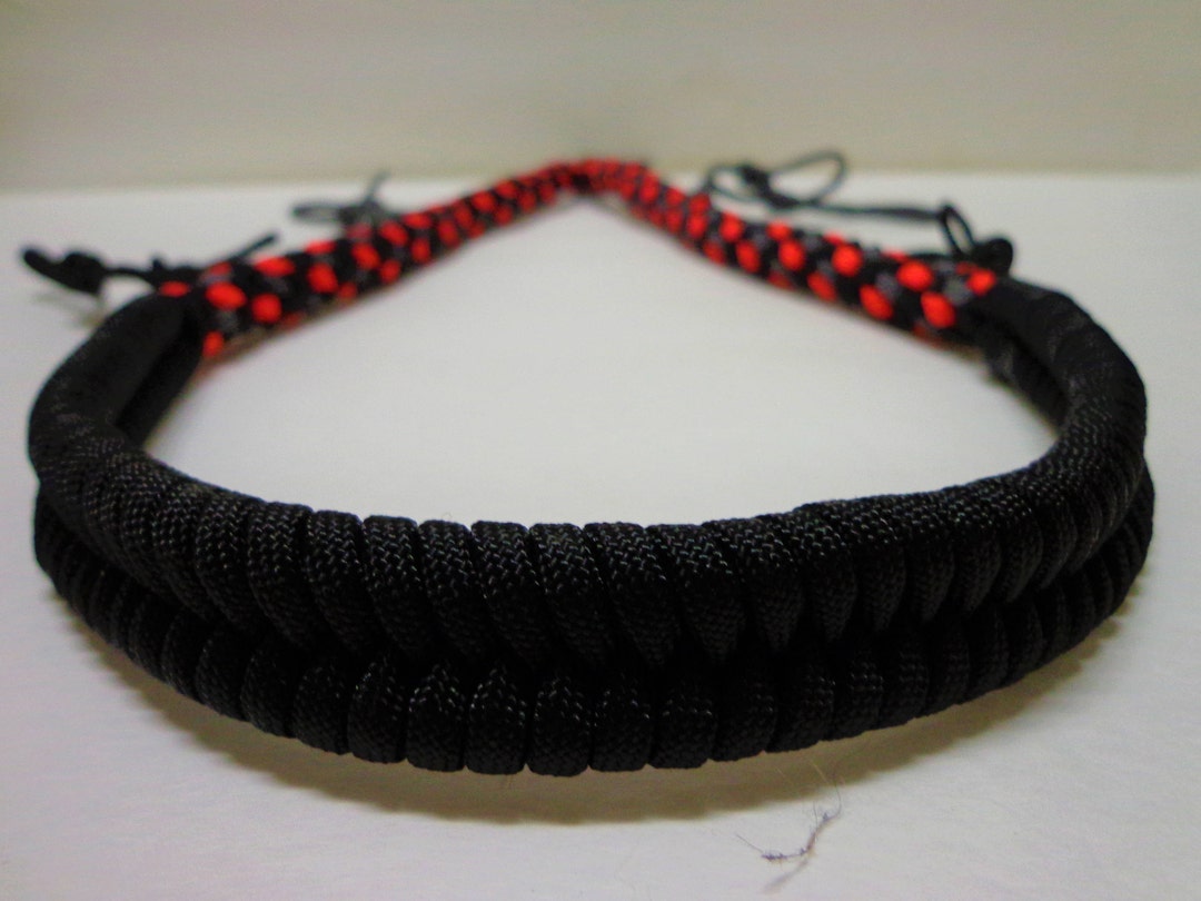Custom Paracord Call Lanyard Black Grey and Neon Orange Etsy