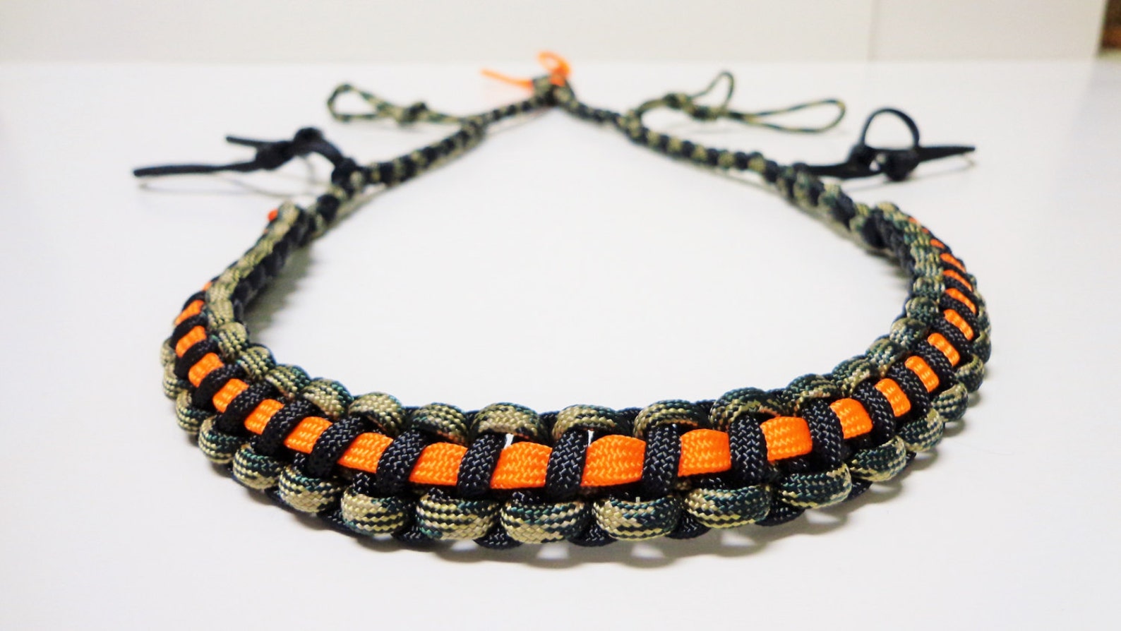 Paracord Duck/goose Call Lanyard Camo Black and Orange Etsy