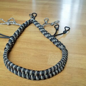 Custom Paracord Call Lanyard Black and Desert Camo Duck/Goose image 2