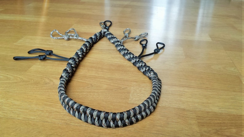 Custom Paracord Call Lanyard Black and Desert Camo Duck/Goose image 2