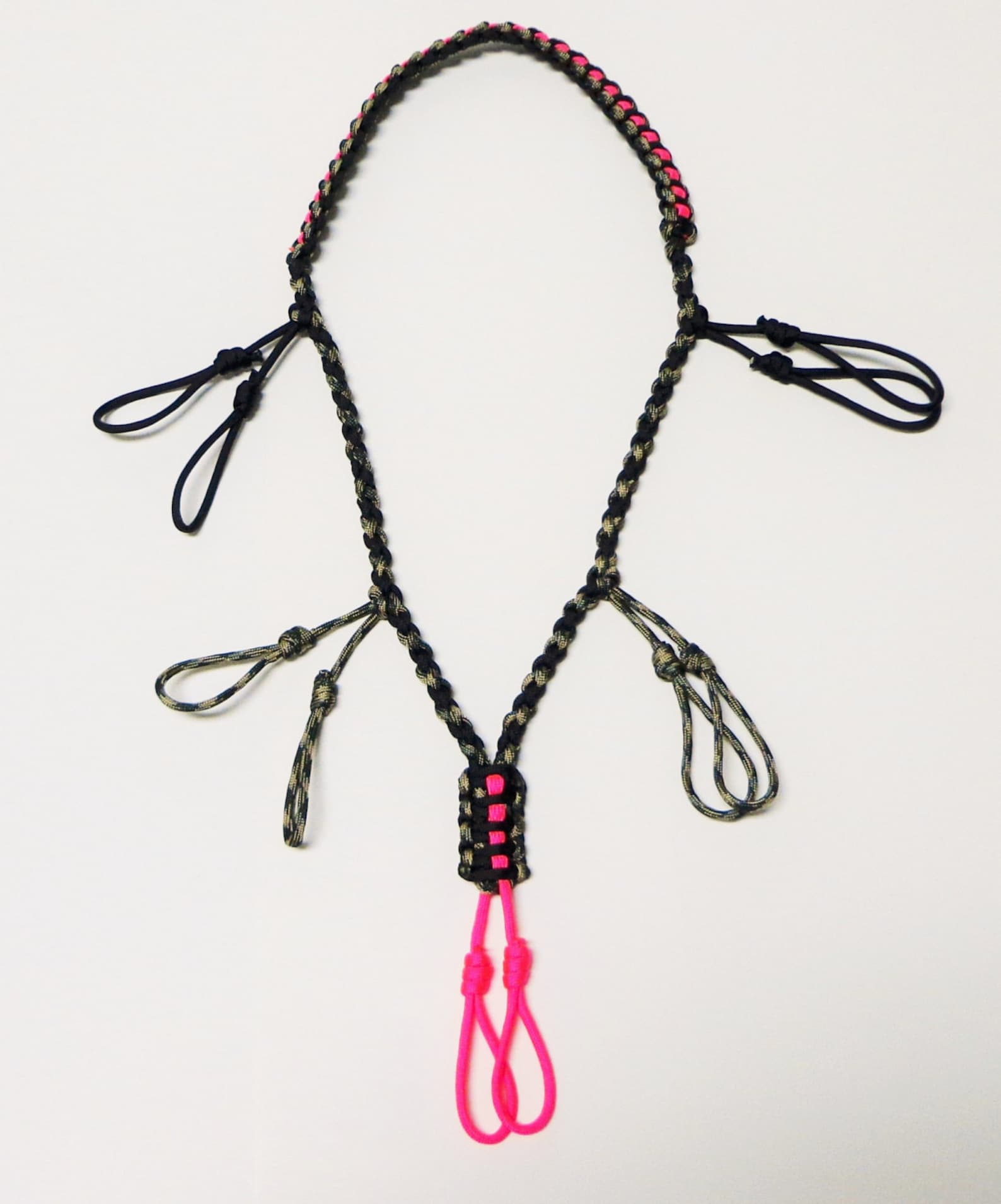 Paracord Duck/goose Call Lanyard Camo Black and Pink Etsy