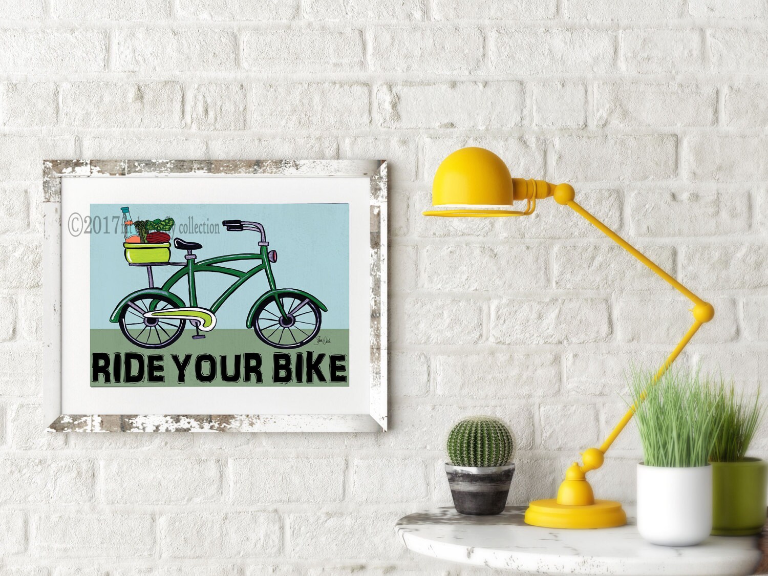 Bike art print. Bike poster. Bike home decor. Bike wall decor. Etsy