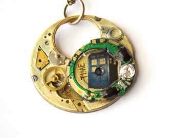 Doktor Who naszyjnik "warp"