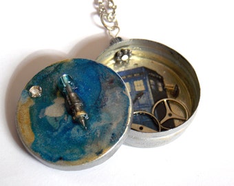 Doktor Who naszyjnik "medalion z ukrytym wymiarem #1"